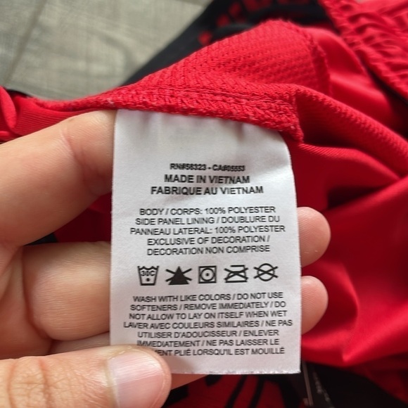 Nike Dri-Fit Size Medium Red Athletic Shorts - Picture 5 of 6